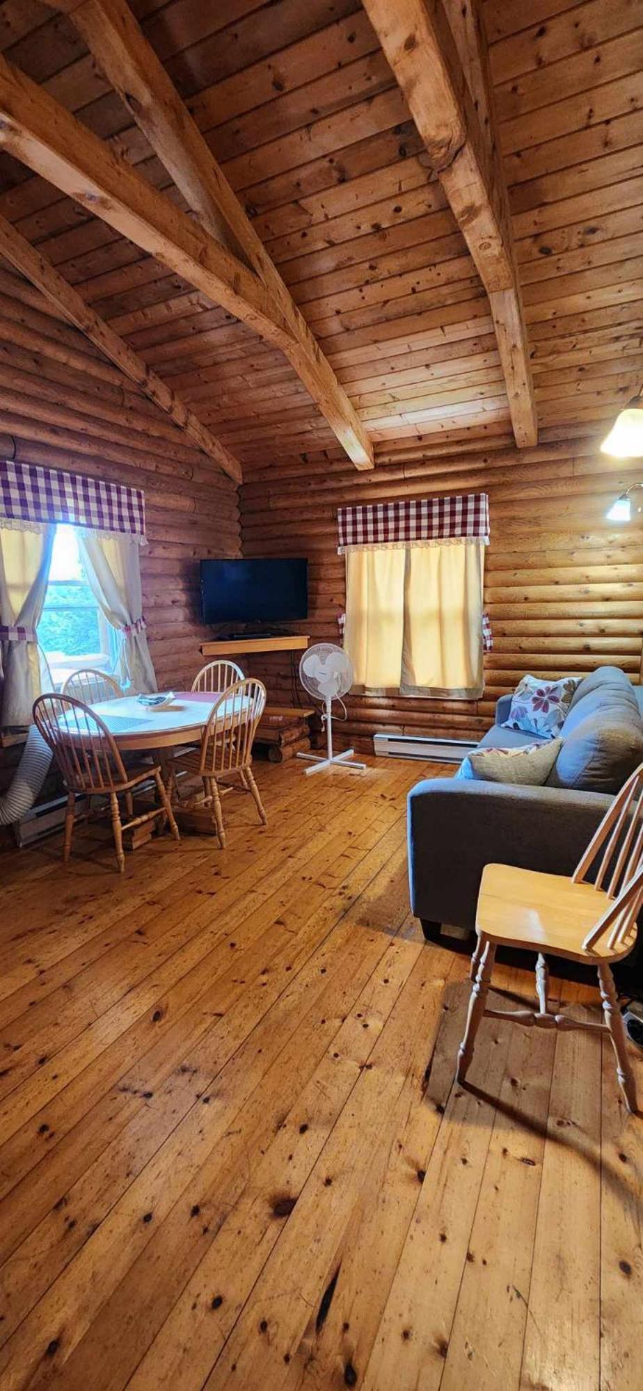 Cajun Cedar Log Cottages Margaree Forks Ngoại thất bức ảnh