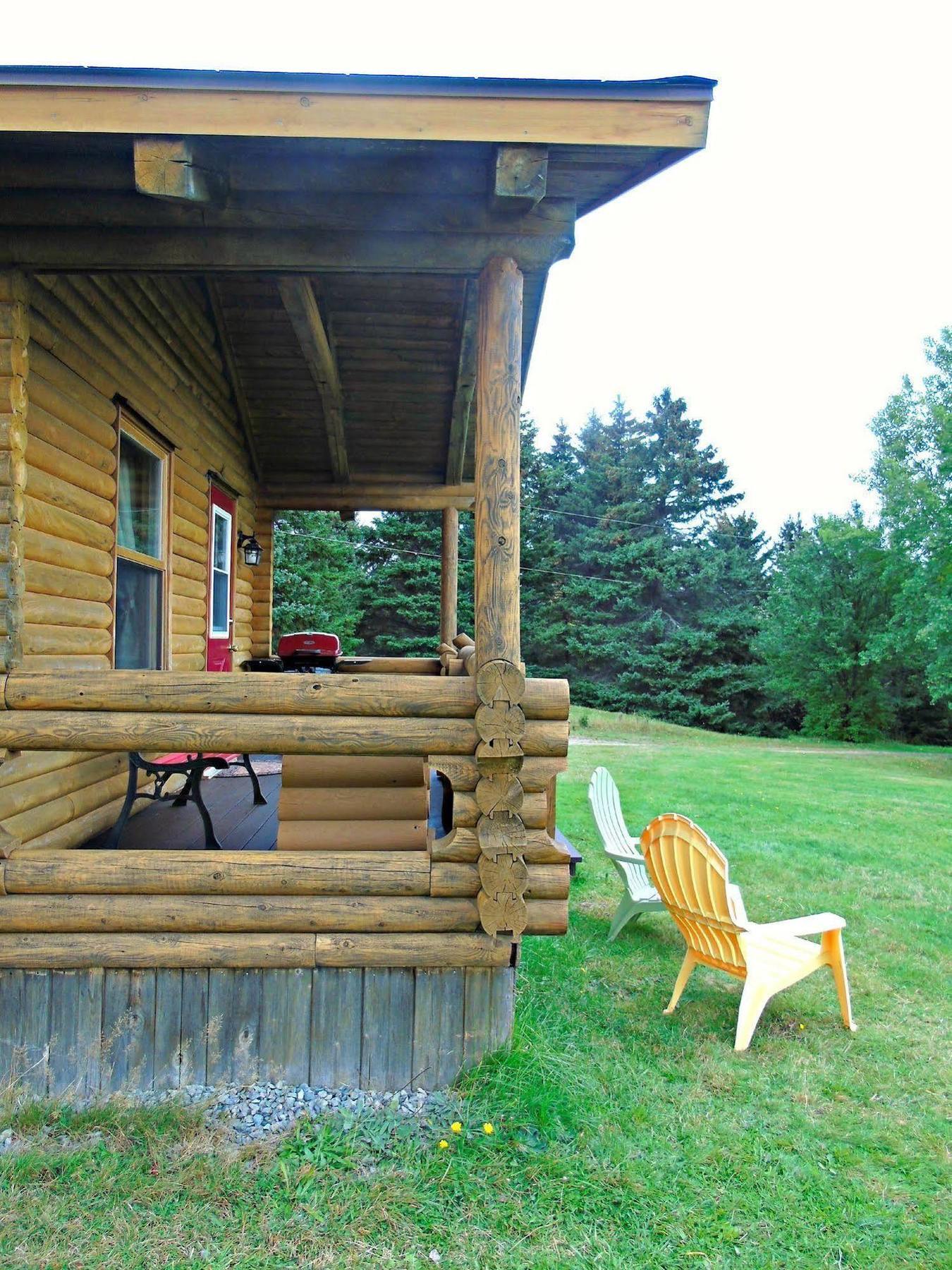 Cajun Cedar Log Cottages Margaree Forks Ngoại thất bức ảnh